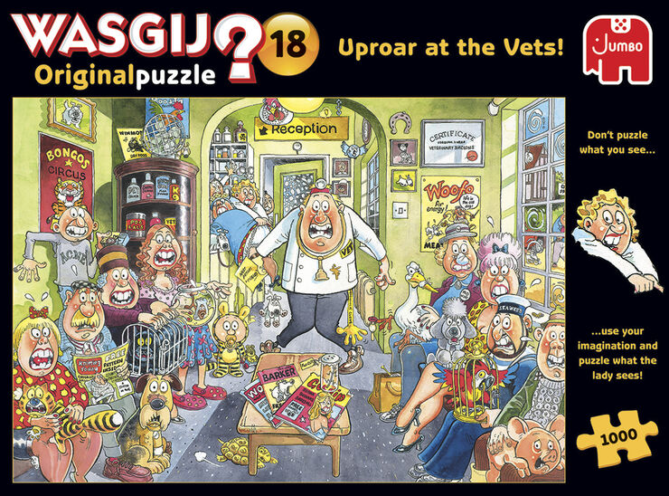 Wasgij puslespil Uproar at the Vets