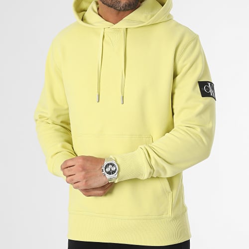 Sweat Capuche Badge 3430 Vert Clair