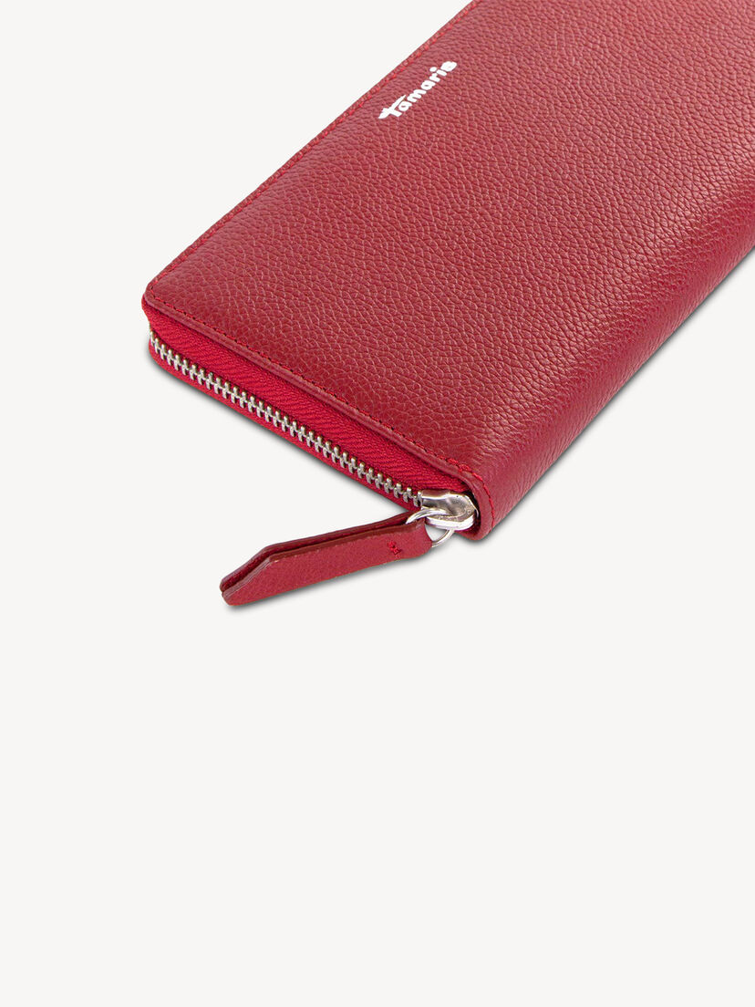 Leren Portemonnee - rood