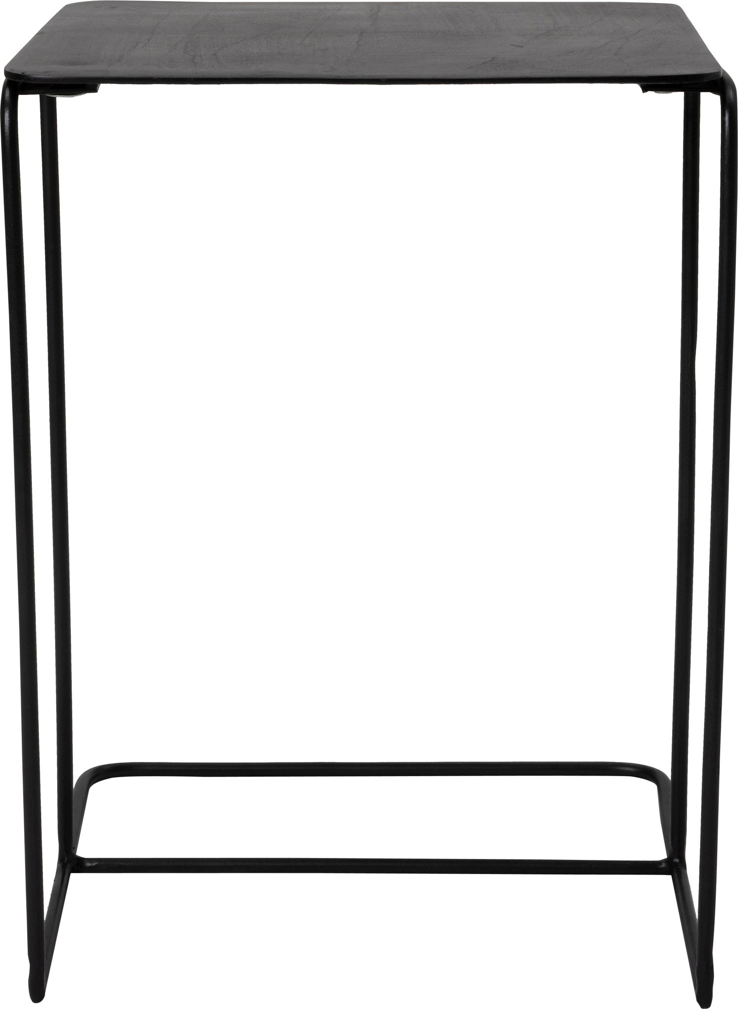 Intratuin bijzettafel Eme bruin / zwart 36 x 36 x 50 cm