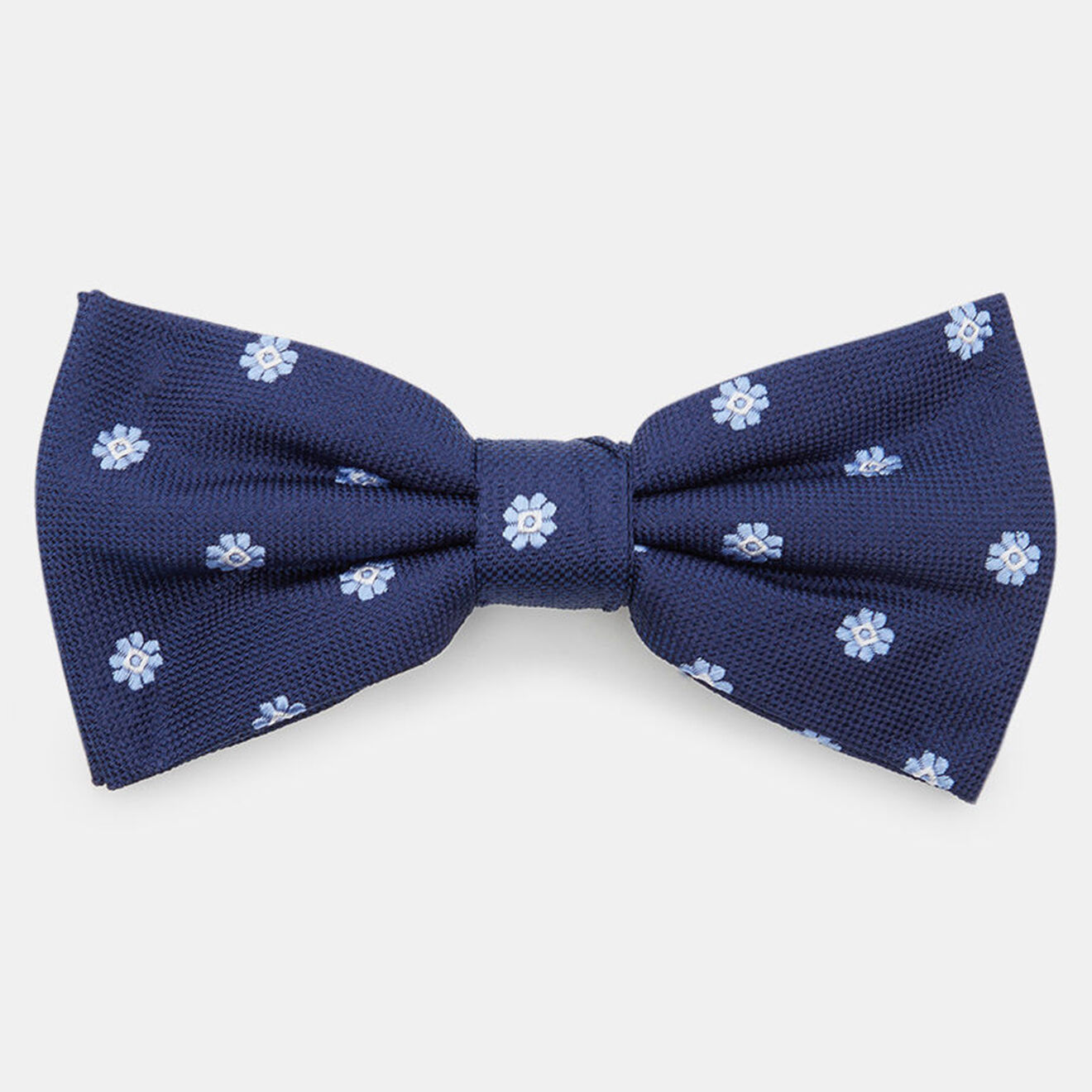 Tommy Hilfiger Noeud Papillon 100% Soie Flower bleu marine