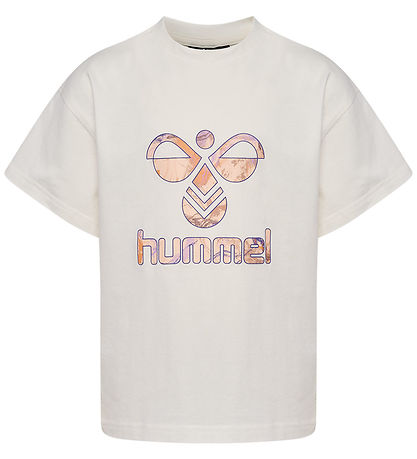Hummel T-Shirt - hmlSwirly - Marshmallow