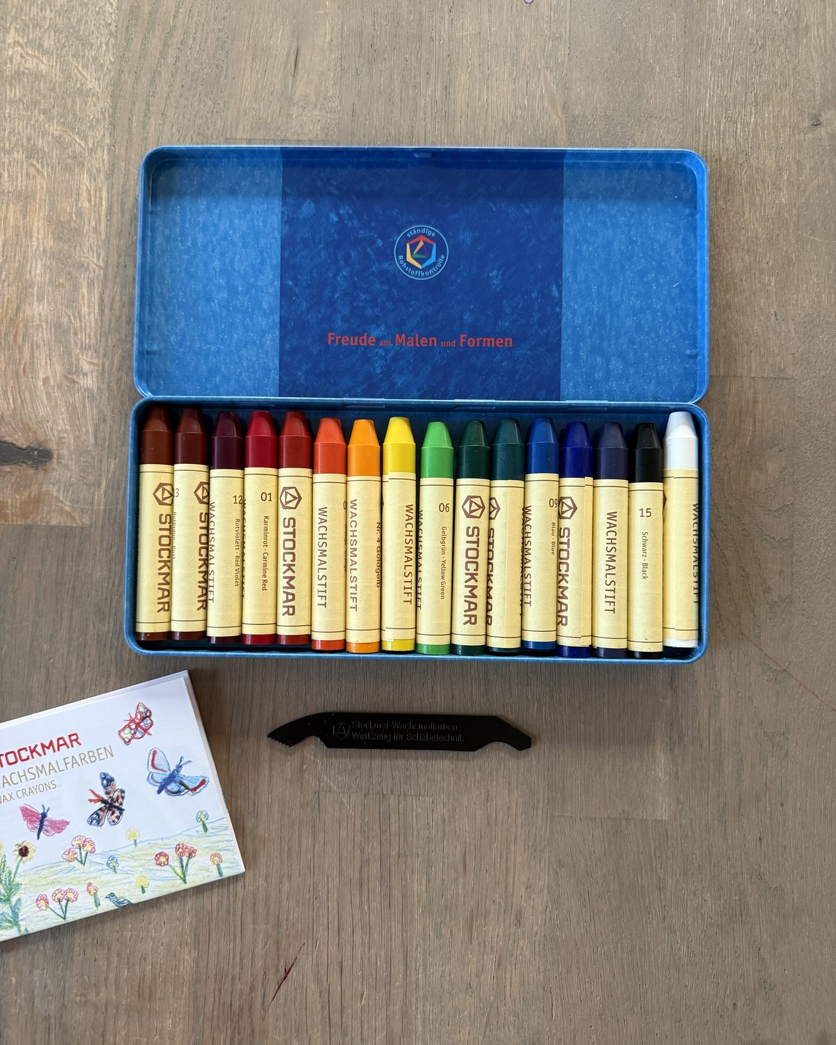 Fargestifter – 16 stk | Laget med Naturlig Bivoks