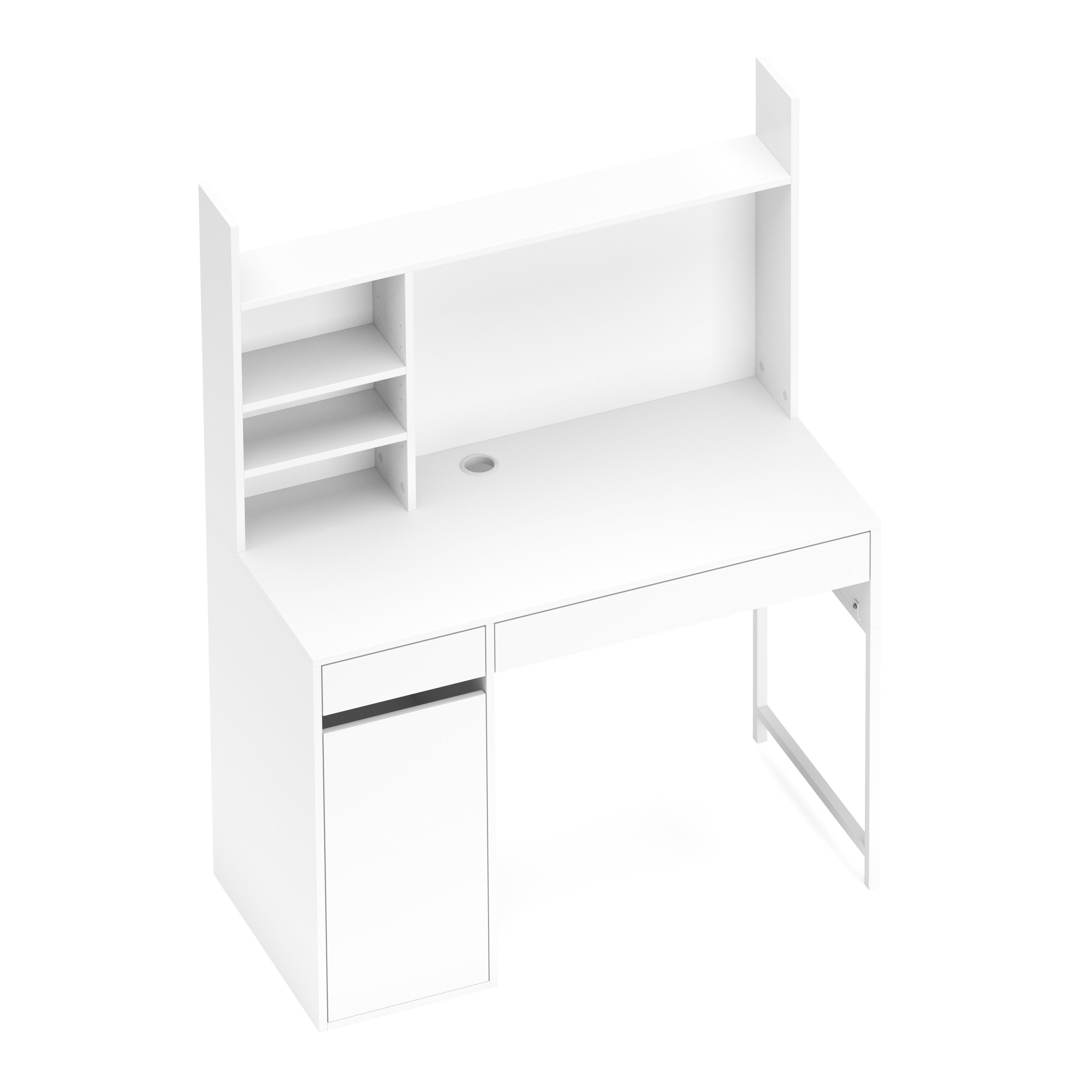 Schreibtisch EMIL 105 x 50 x 140 cm weiss