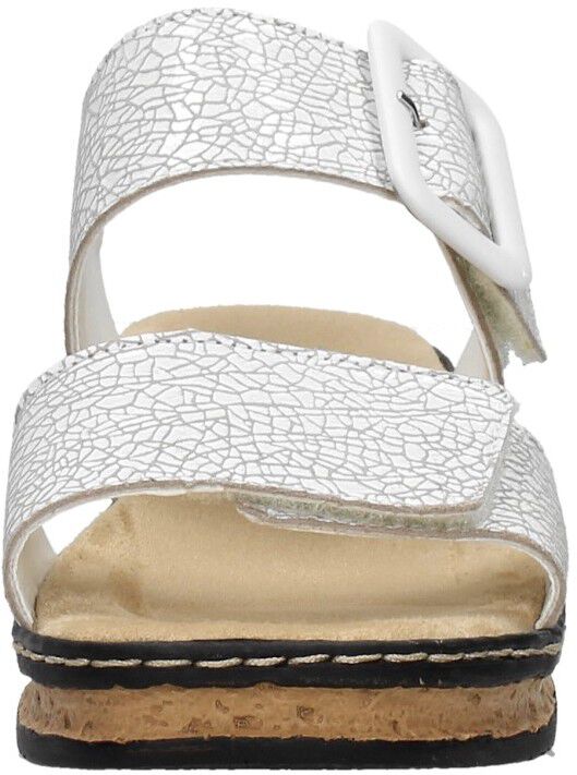 Rieker Sandalen Plat wit