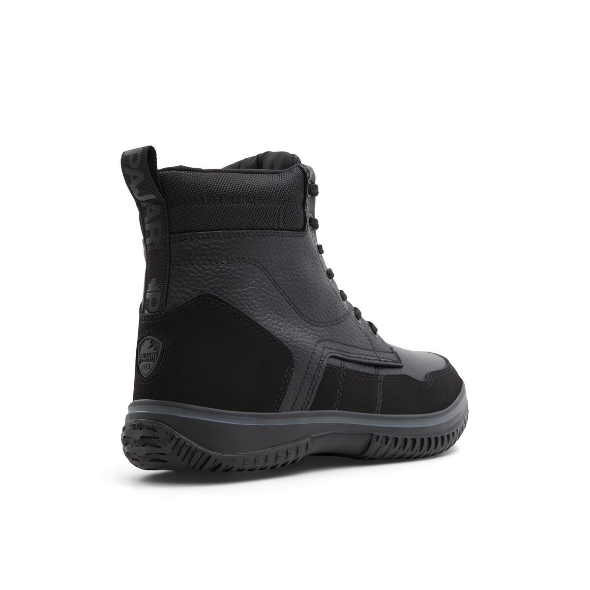 PAJAR-Ganner-m-Bottes d'hiver - Talon plat - Noir