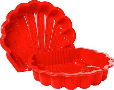 Swing King Skjell Sandkasse, Red