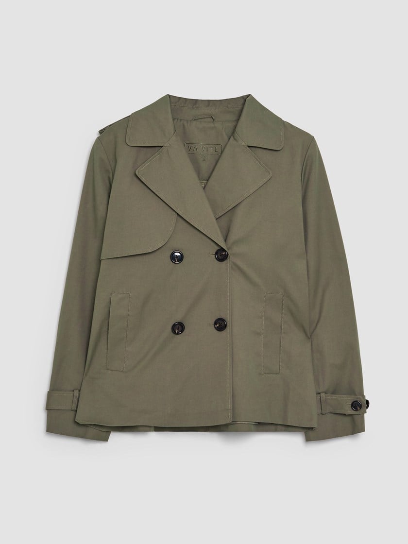 Mila kort trenchcoat R31