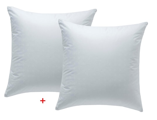 DROUAULT - Pack oreiller Lot de 2 oreillers Palladium moelleux 65x65