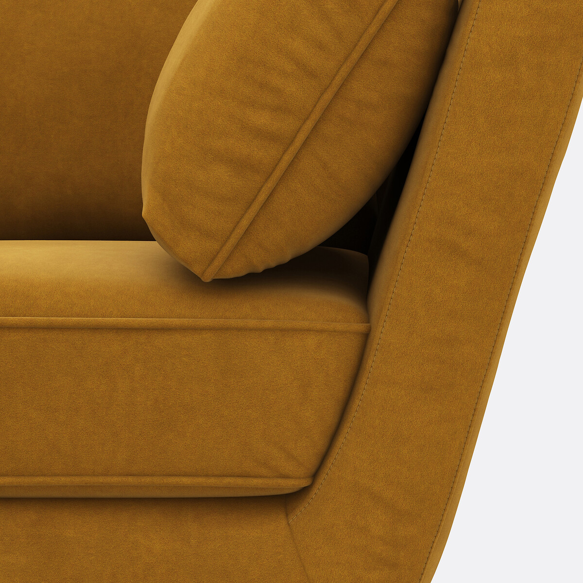 LA REDOUTE INTERIEURS<br>Sofá de canto XL em veludo, Topim