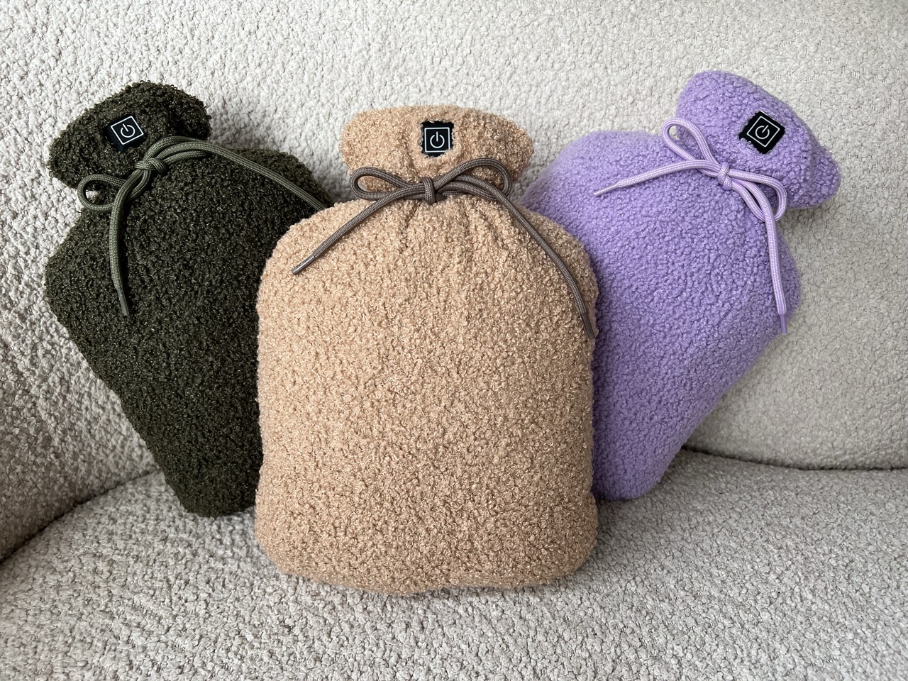 Warmpi Buddy elektrische infrarood kruik - Teddy Beige