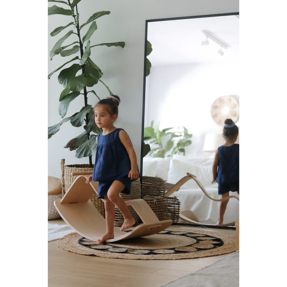Køb Curve Lab Natural Rocking Horse