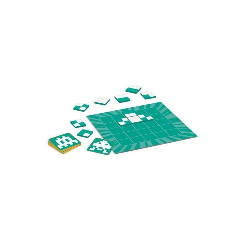 Pixel tangram