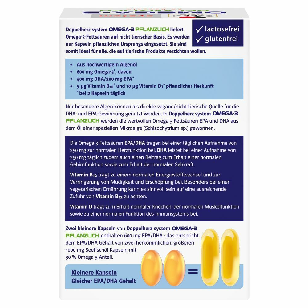 Doppelherz® Omega-3 pflanzlich