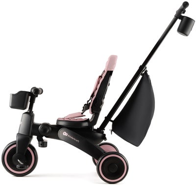 Kinderkraft Jazz 4-in-1 Trehjulssykkel, Rosa