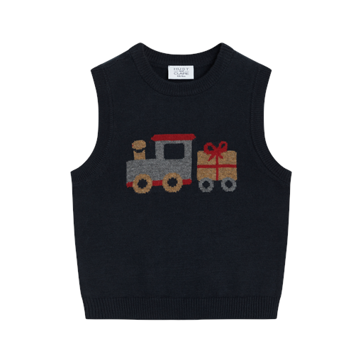 Hust & Claire Perry Vest, Navy, 92 cm