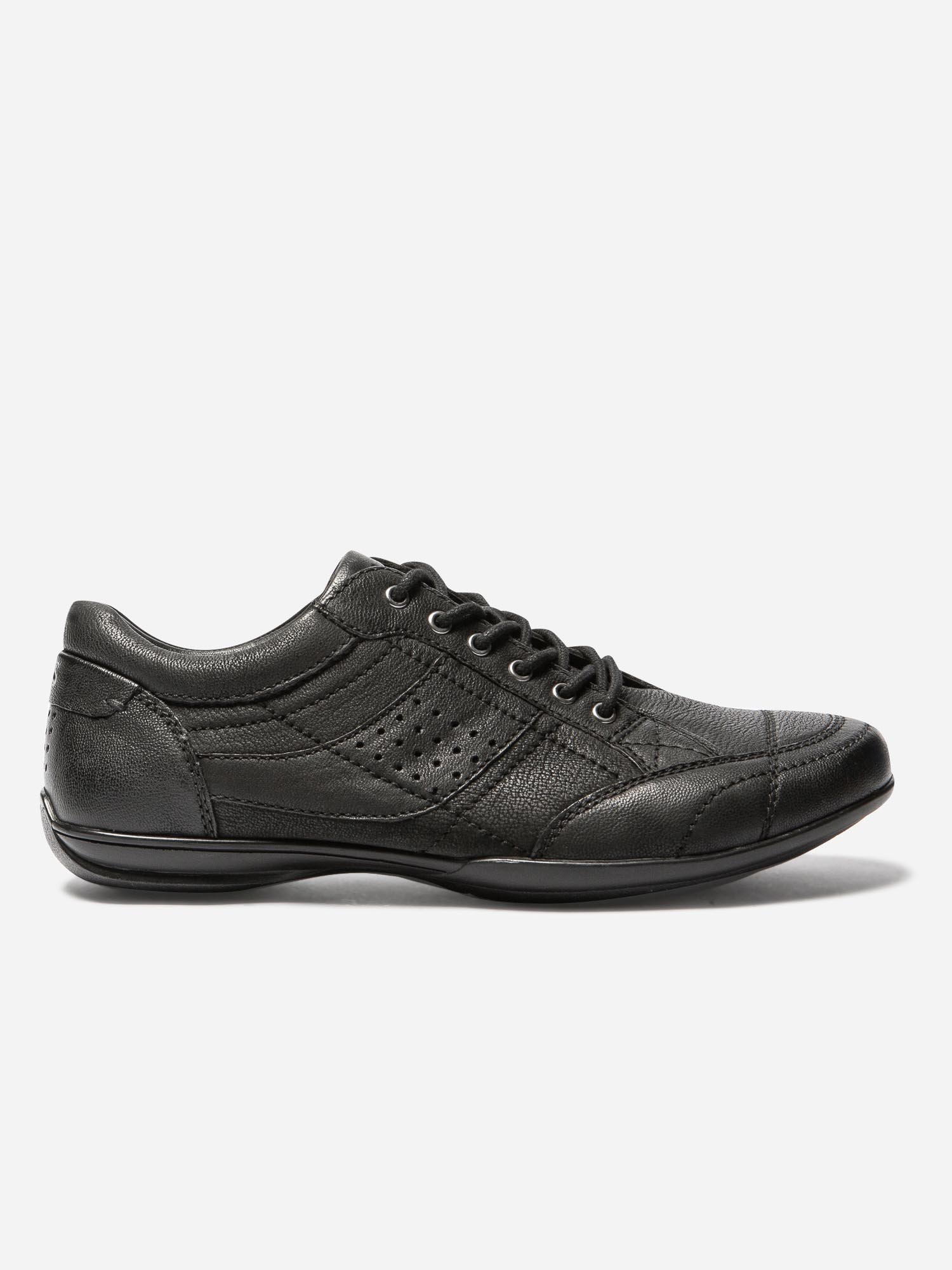 Tennis Homme Esprit Derby Cuir Noir