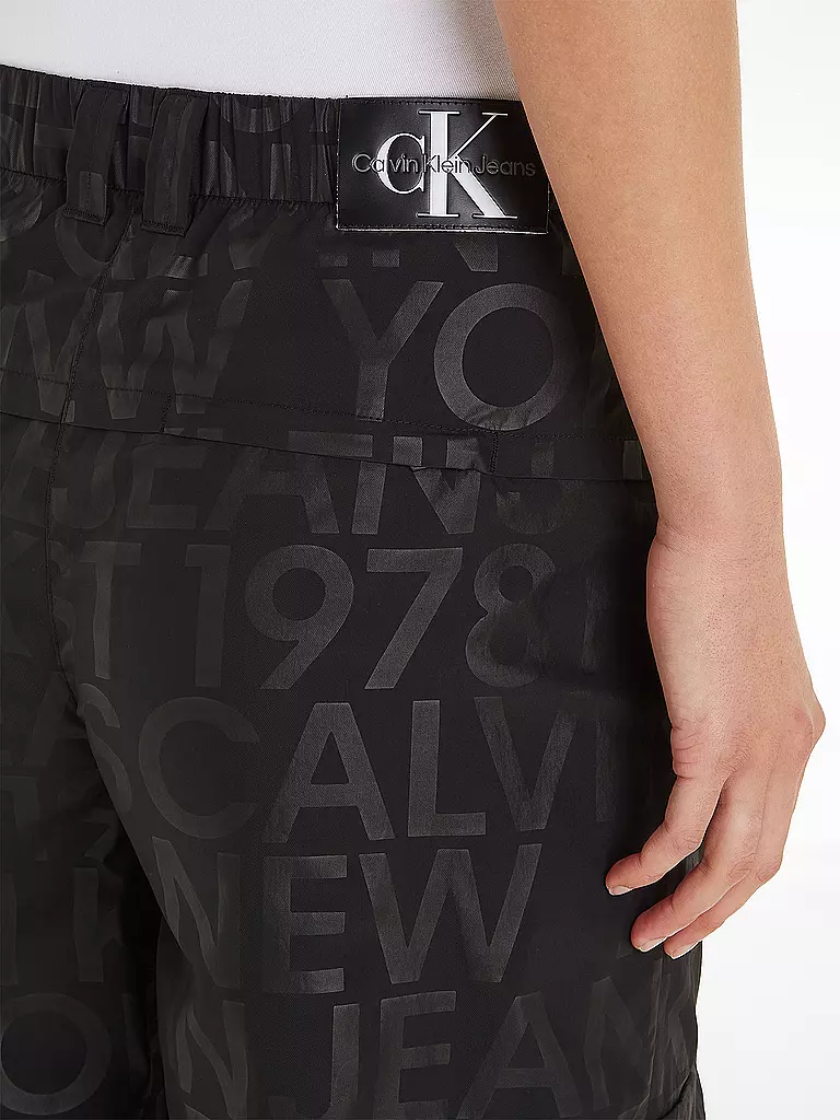 CALVIN KLEIN JEANS Cargohose schwarz