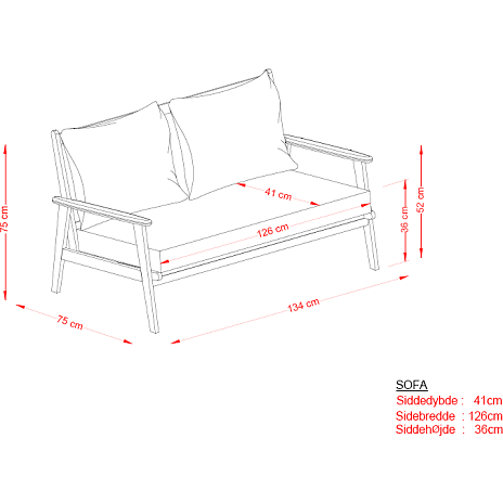 Zamora loungesofa