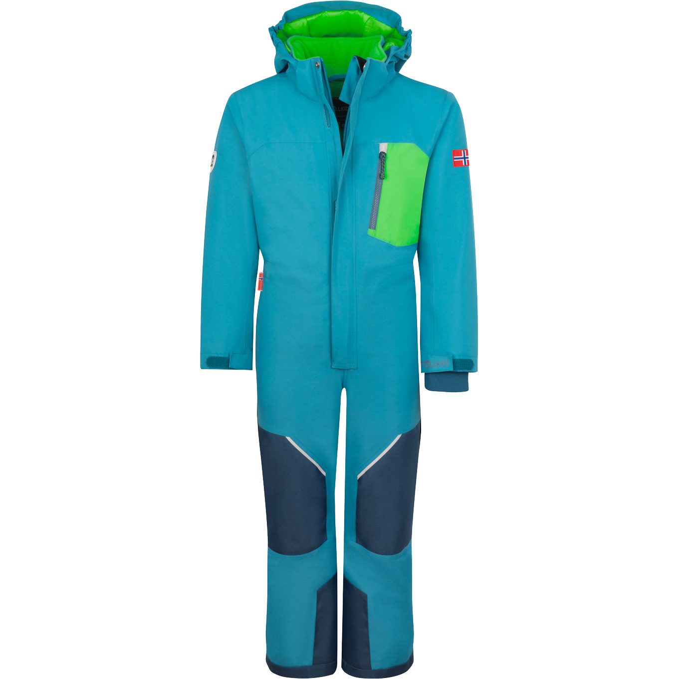 Trollkids Isfjord Schnee-Overall Kinder dark marine