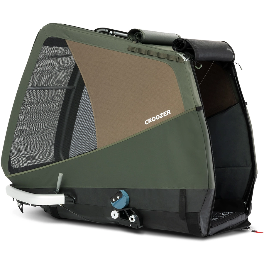 CROOZER Hundefahrradanhänger Dog Tammo Moss green
