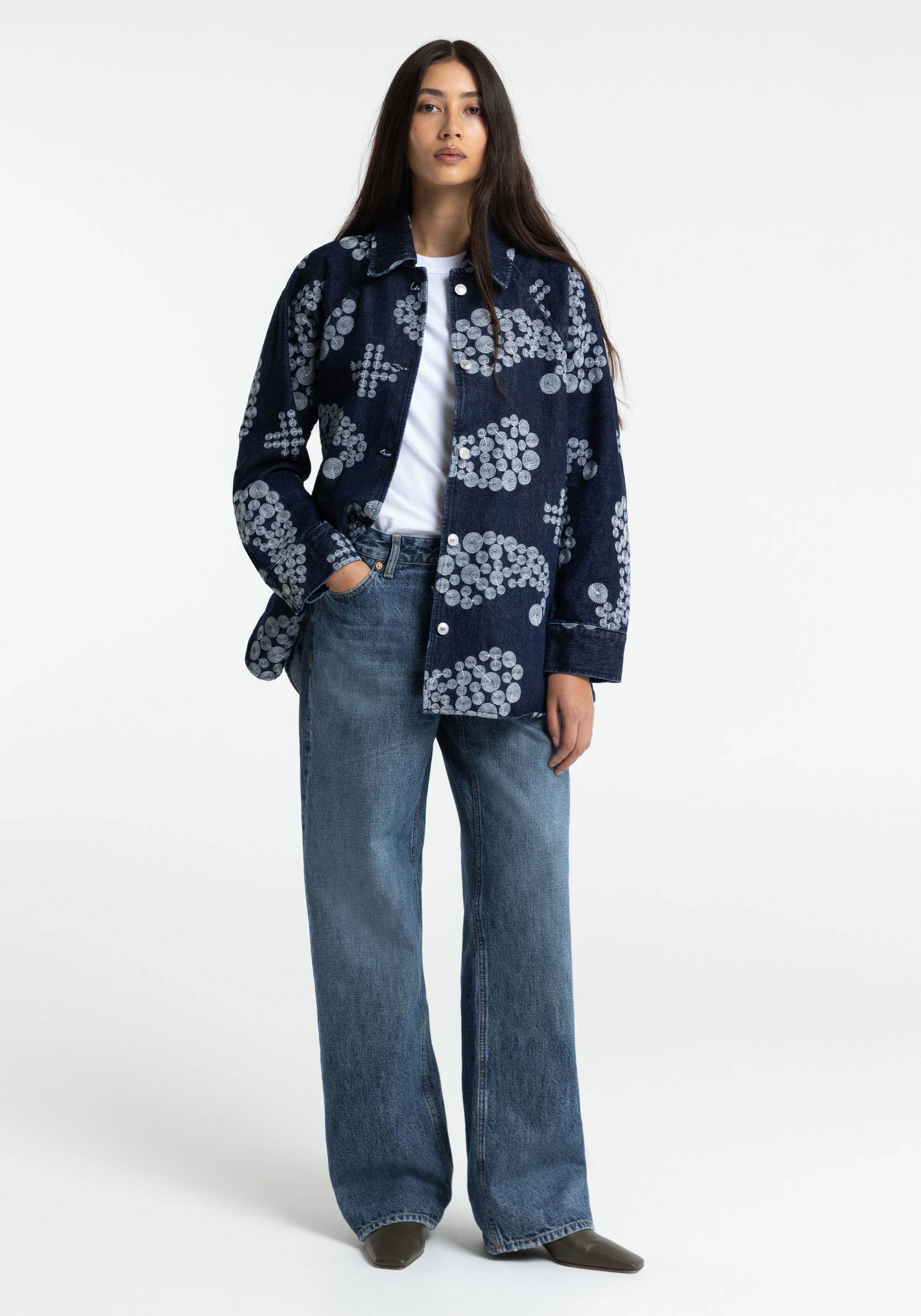 Kings Of Indigo Jeans Joan Ceky Blue Worn