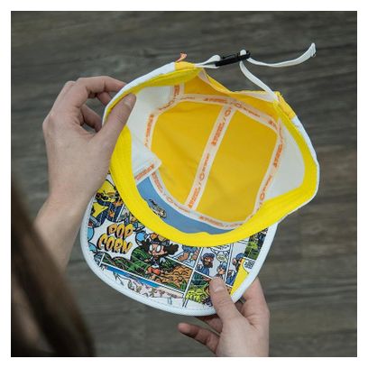 Casquette BV SPORT 5 Panel ''DBDB'' Jaune/Bleu