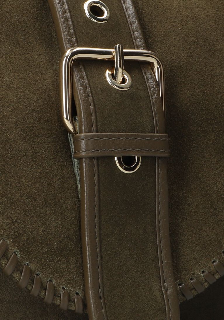 khaki núnoo schoudertas maria stitch