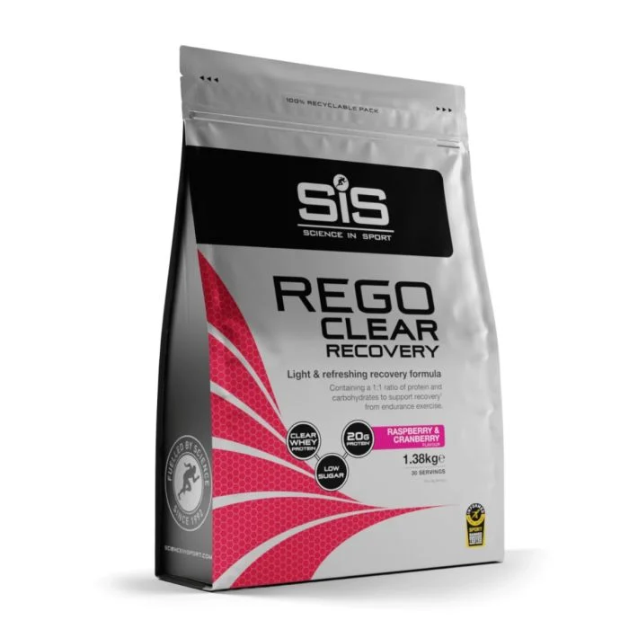 Sis Unisex Weightgainer og restitution Rego Clear 460g (Raspberry/Cranberry) Hvid