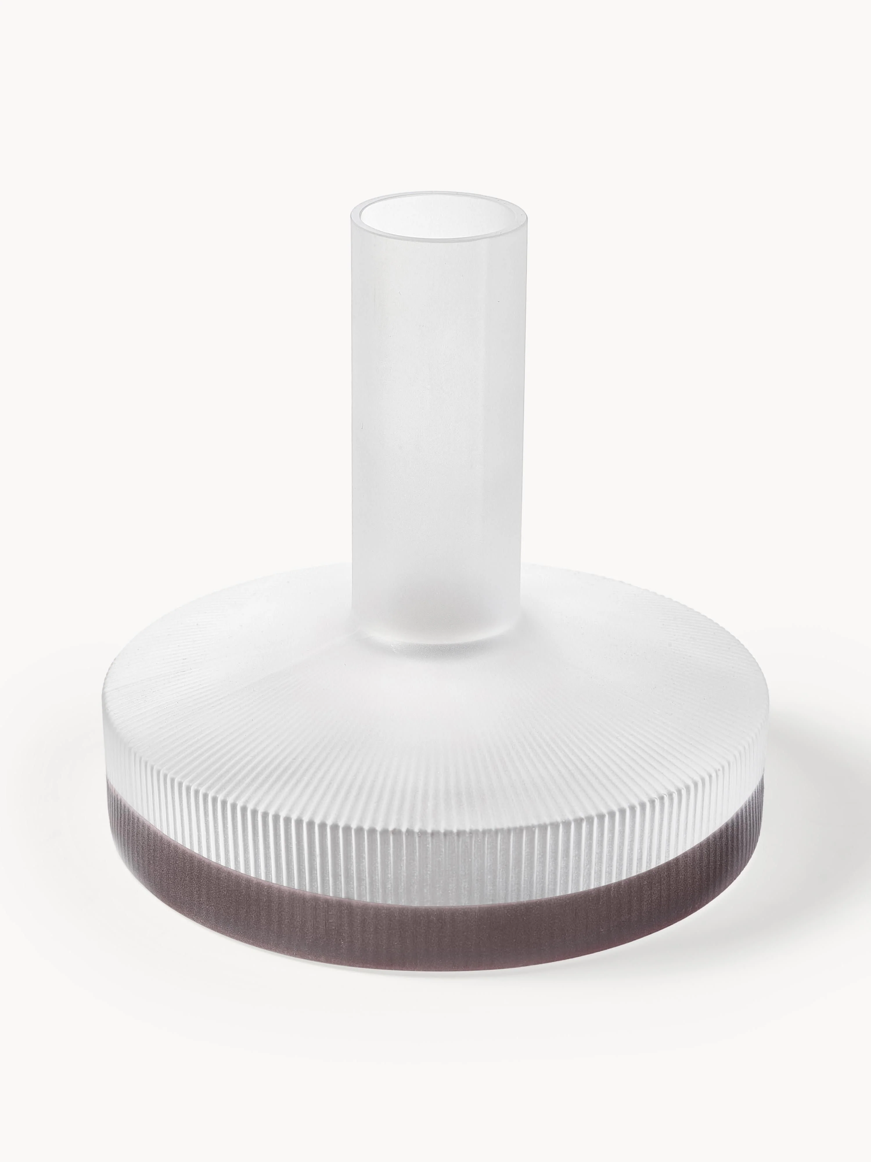 Mondgeblazen decanter Ripple met groefreliëf, 1.1 L
