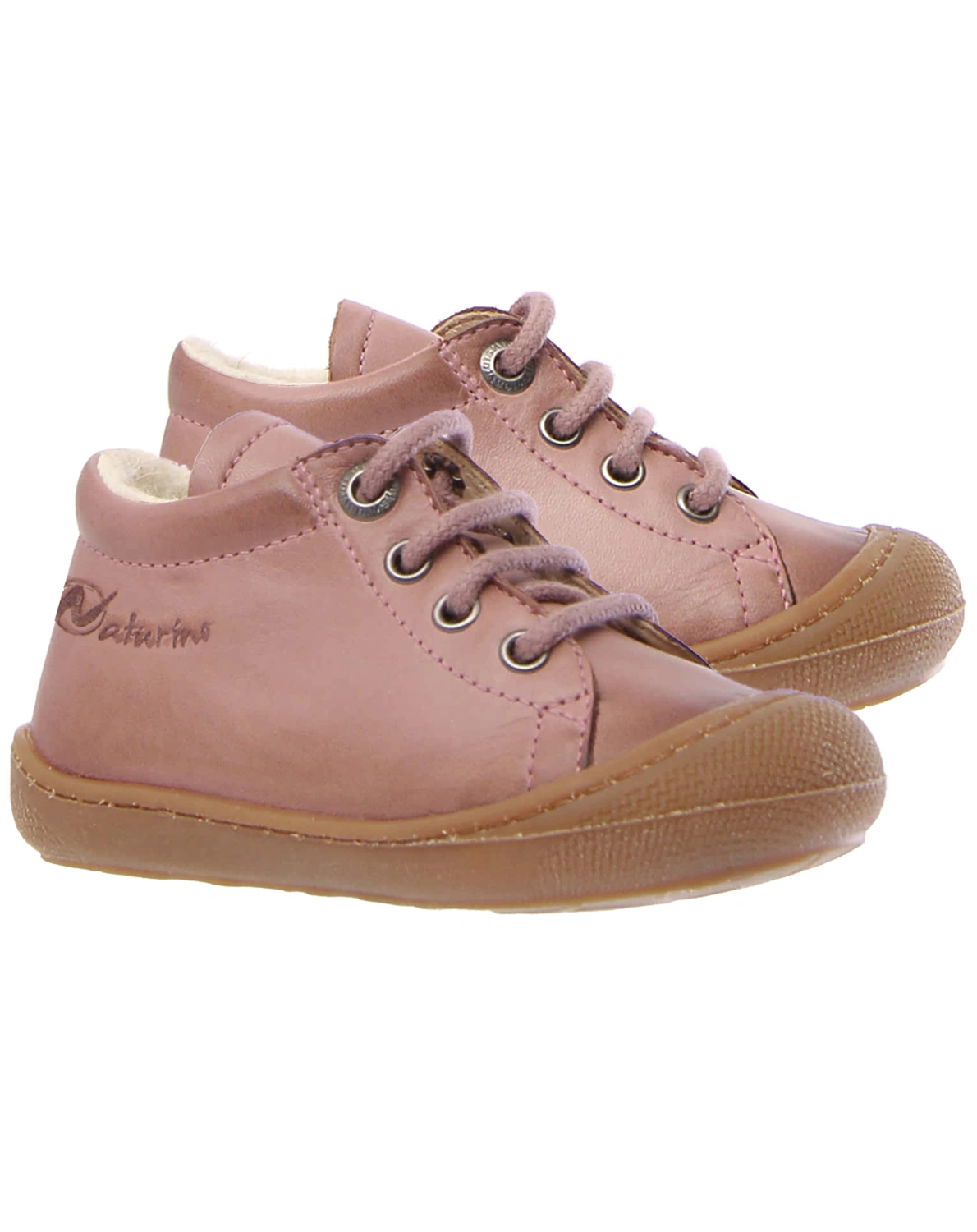 Schnür-Lauflernschuhe COCOON gefüttert in rosa