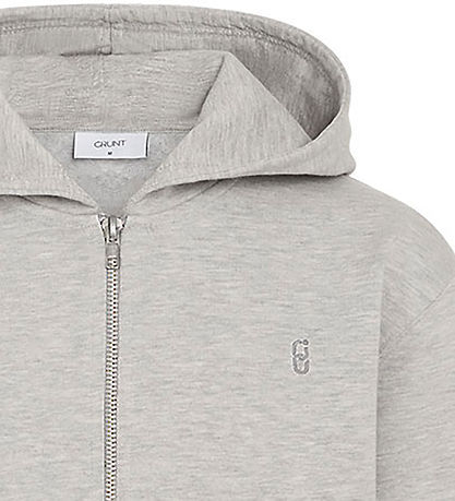 Grunt Cardigan - GrEd - Grau Meliert