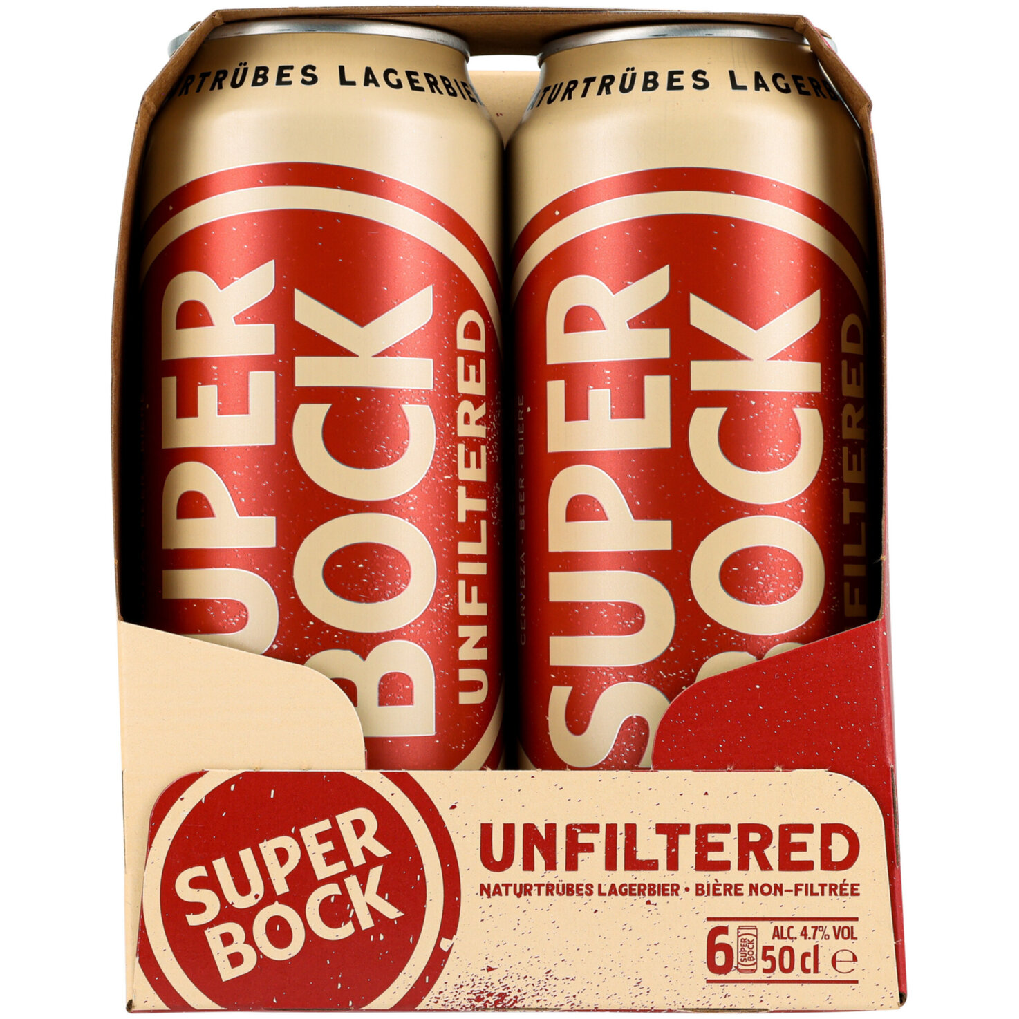 Superbock Unfiltered Dose 6x50cl -300cl