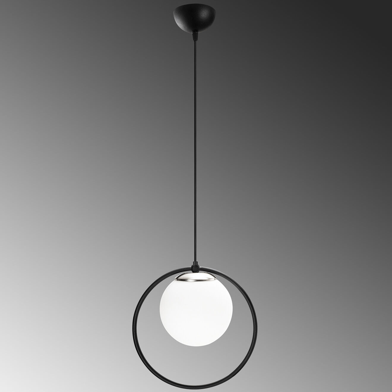 Opviq Suspension Dolunay noir/blanc - 26x15x126 cm