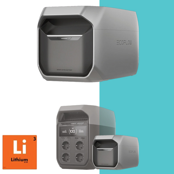 Batterie Lithium additionnelle pour ECOFLOW DELTA 3