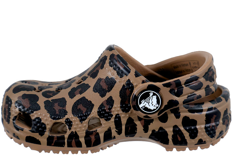 CROCS CLASSIC ANIMAL CLOG T LEOPARD CLOGS
