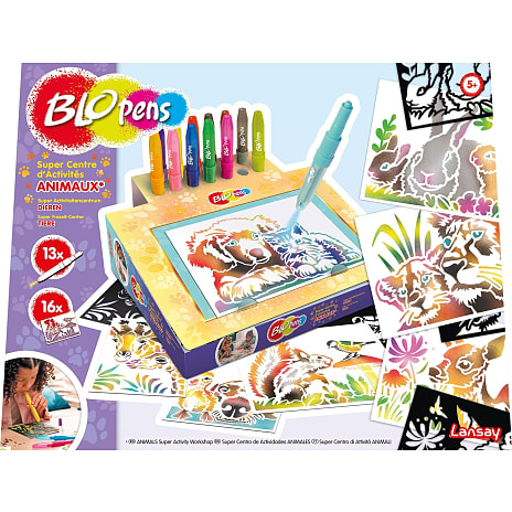 Blopens workshop m. dyr aktivitetssæt