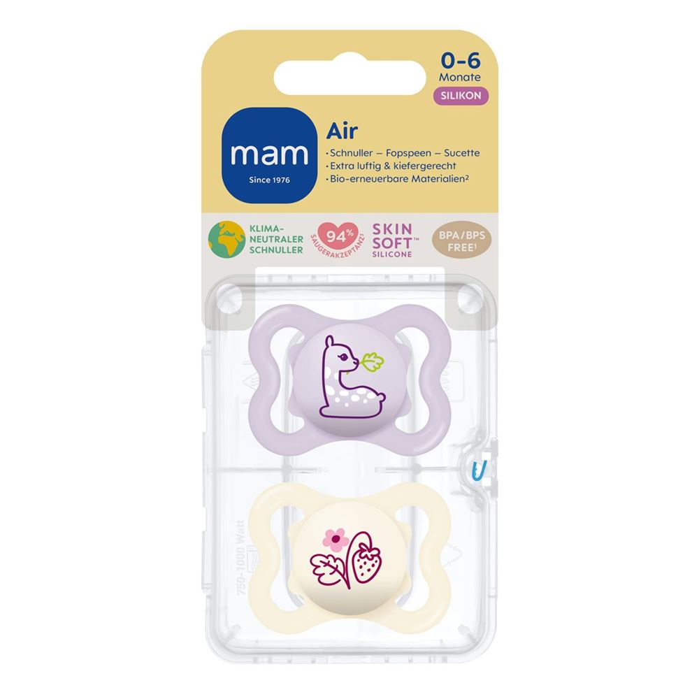 MAM Air Nuggi<br>2 Stück, 0-6 Monate