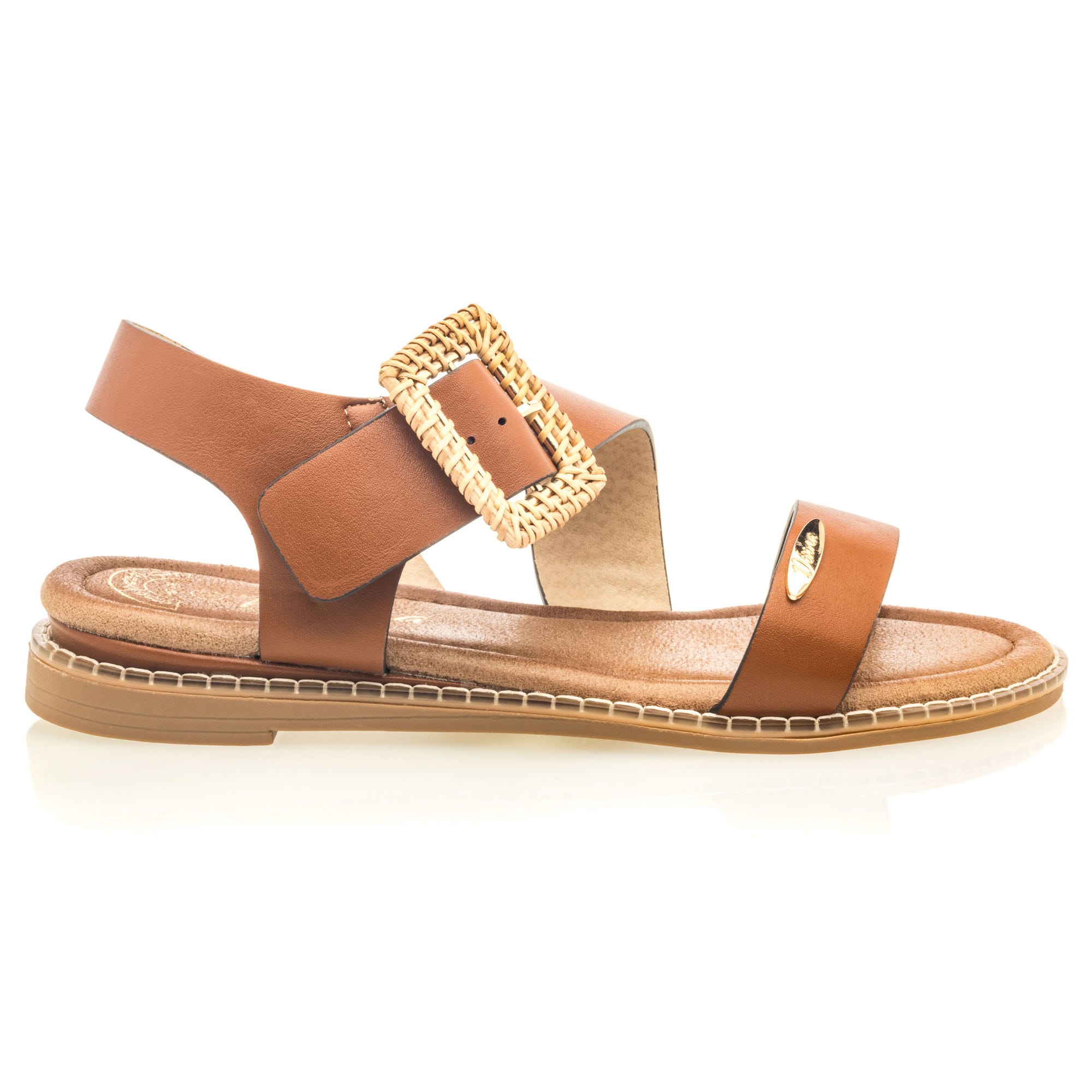 Sandales Femme cognac