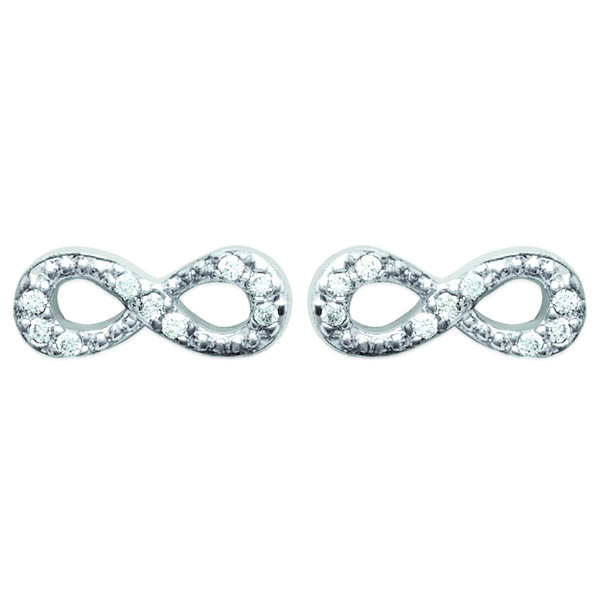 Boucles d'oreilles Brillaxis Infini empierrées