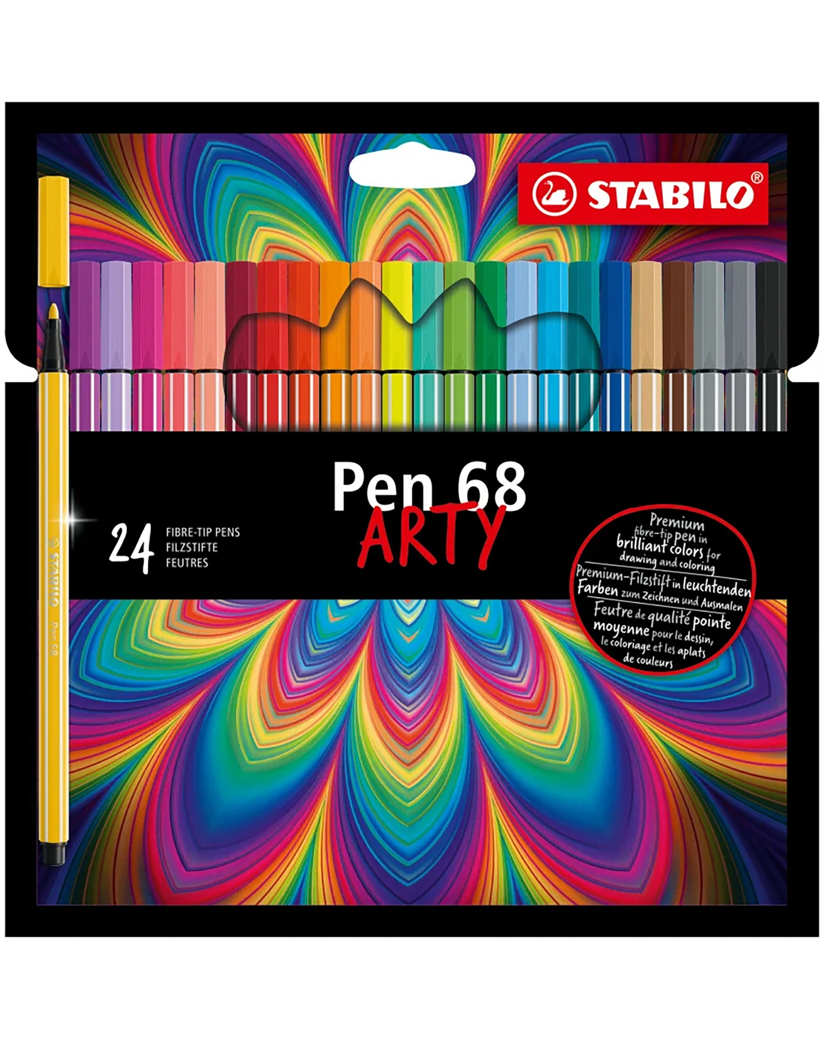 Filzstift STABILO® Pen 68 ARTY 24er-Pack