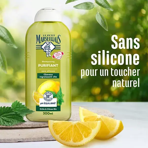 Shampoo Purificante Le Petit Marseillais com Urtiga Orgânica e Limão 300ml