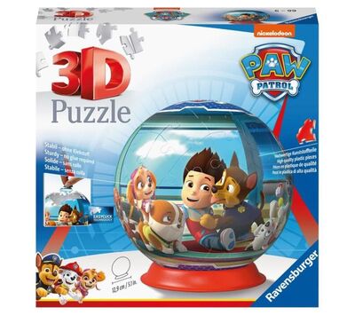 Ravensburger Paw Patrol puzzleball 3D-Puslespill , 72 Biter
