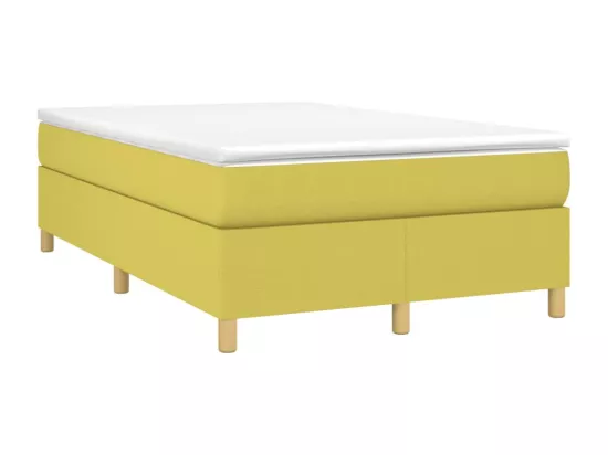 Sommier tapissier Vert 120x200 cm Tissu