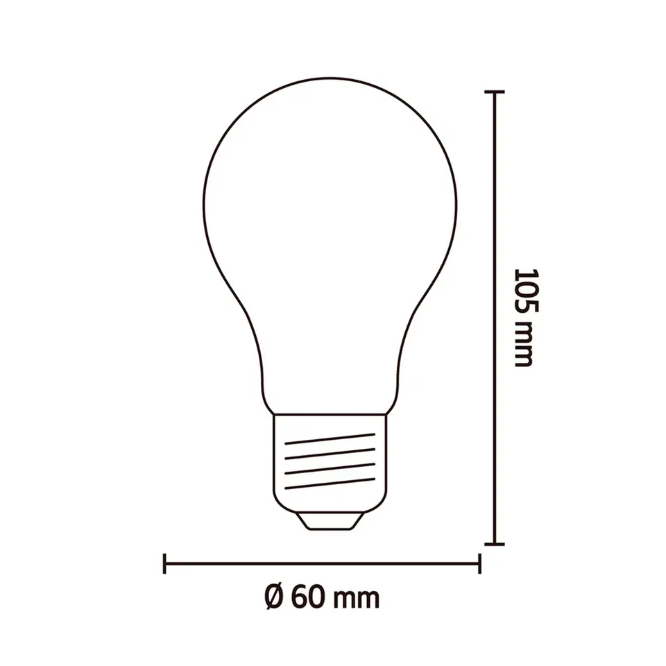 Calex Smart LED-standaardlamp - transparant - 7W
