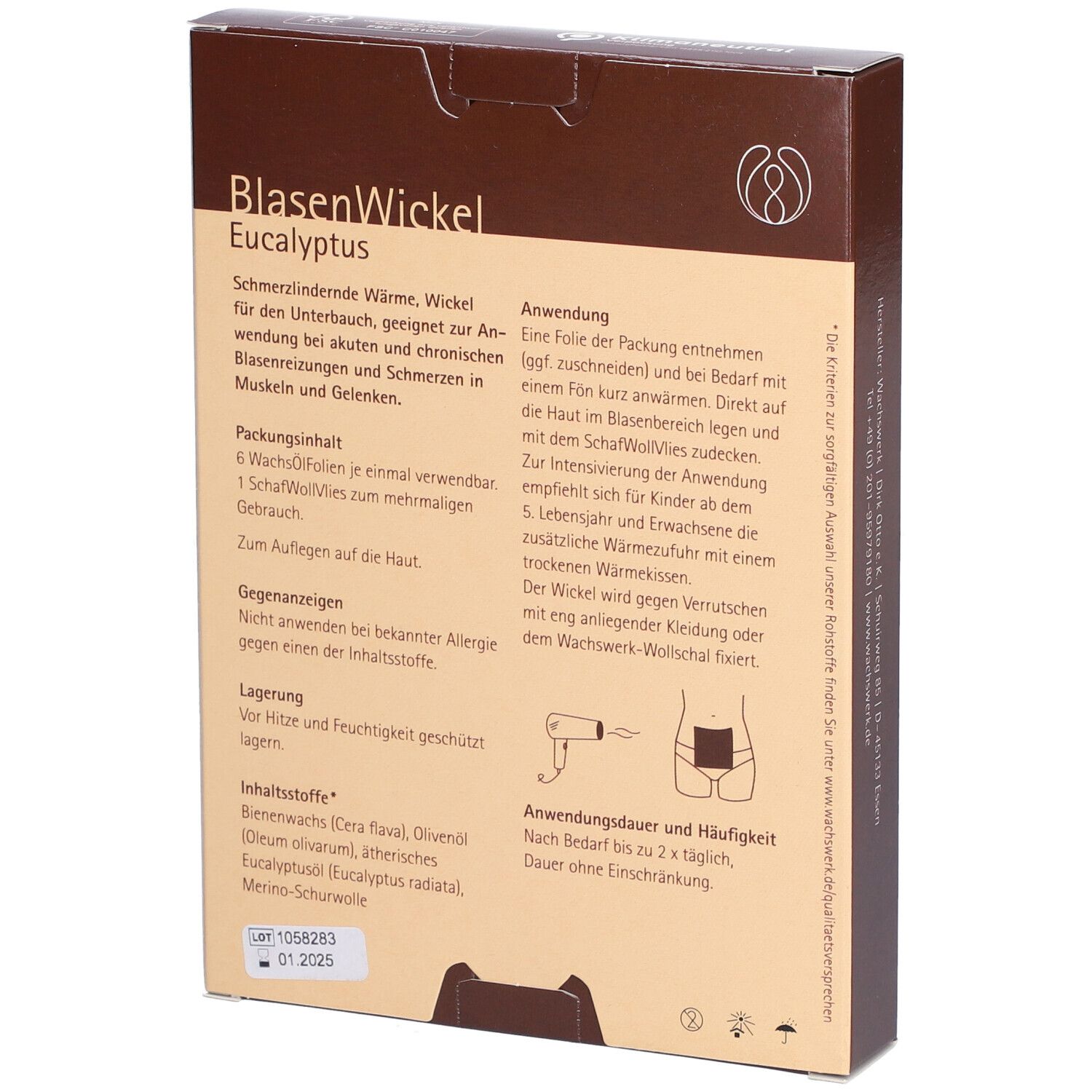 Blasen Wickel Eucalyptus