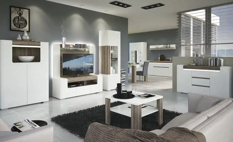 Vitrine La Vita 2-türig 146 cm