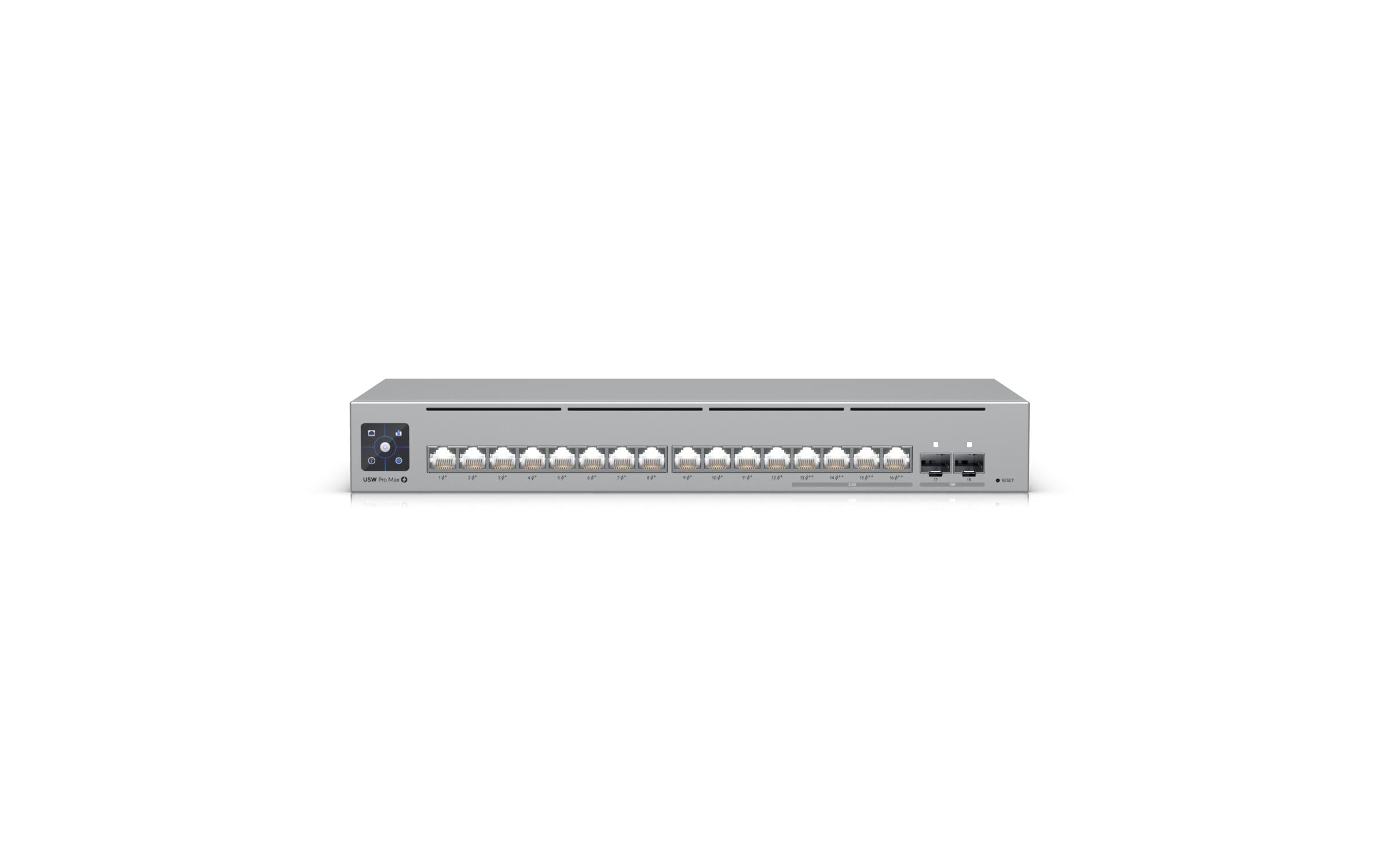 PoE+ Switch USW-PRO-MAX-16-POE 18 Port<br>Leistungsstarker PoE Switch für professionelle Netzwerke
