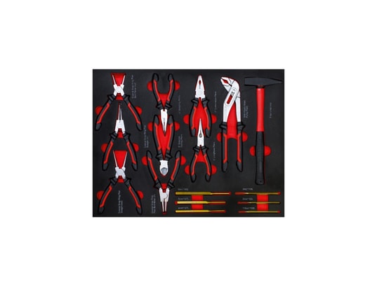 BGS TECHNIC - Servante d'atelier - 6 tiroirs et 1 porte latérale - 158 out...