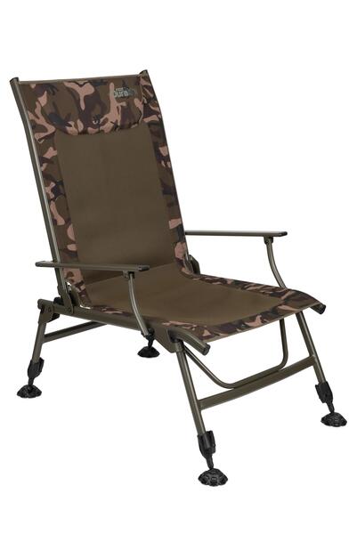Chaise carpe XXL inclinable avec accoudoirs Fox Duralite